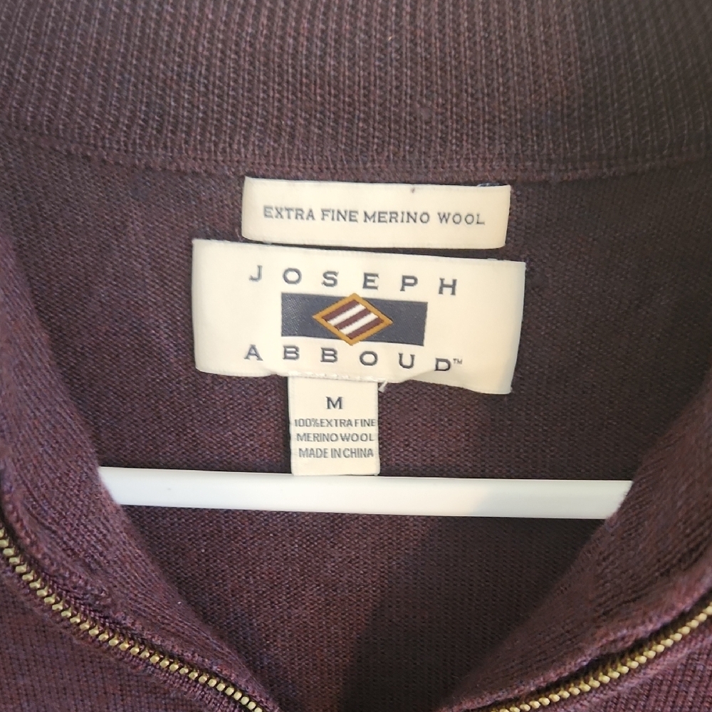 Joseph Abboud 100% Extra Fine Merino Wool Sweater - Picture 5 of 9